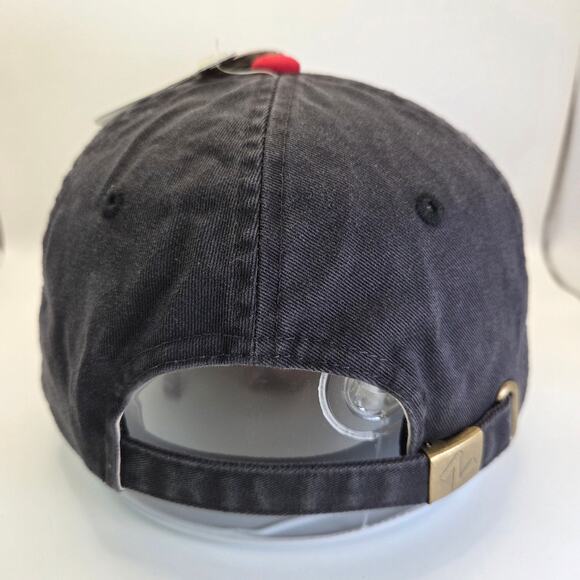 NC State Wolfpack Hat Zephyr Claspback Cap NWT Red Black College Cotton - Picture 3 of 10